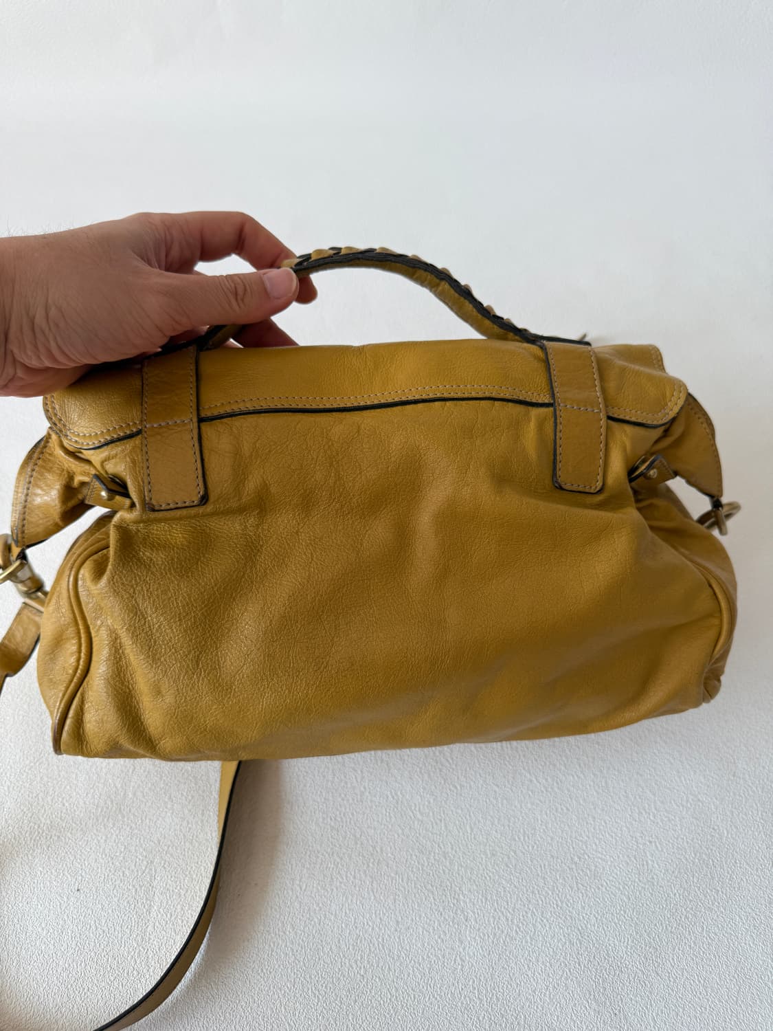 멀버리(Mulberry) 레더 머스타드 알렉사백(ENGLAND) 상품이미지7