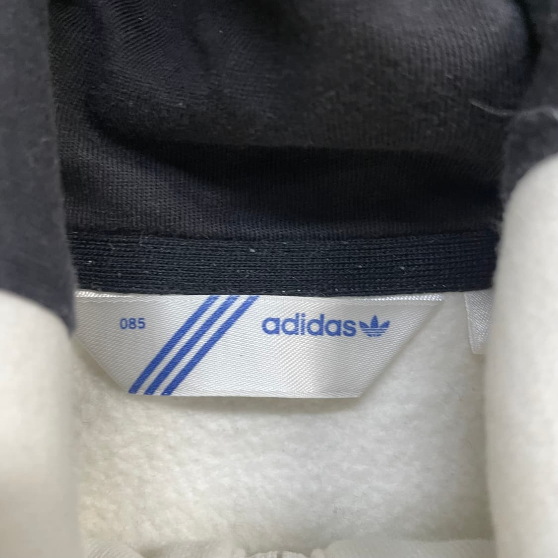 아디다스 불꽃 로고 후드집업 화이트 상품이미지5