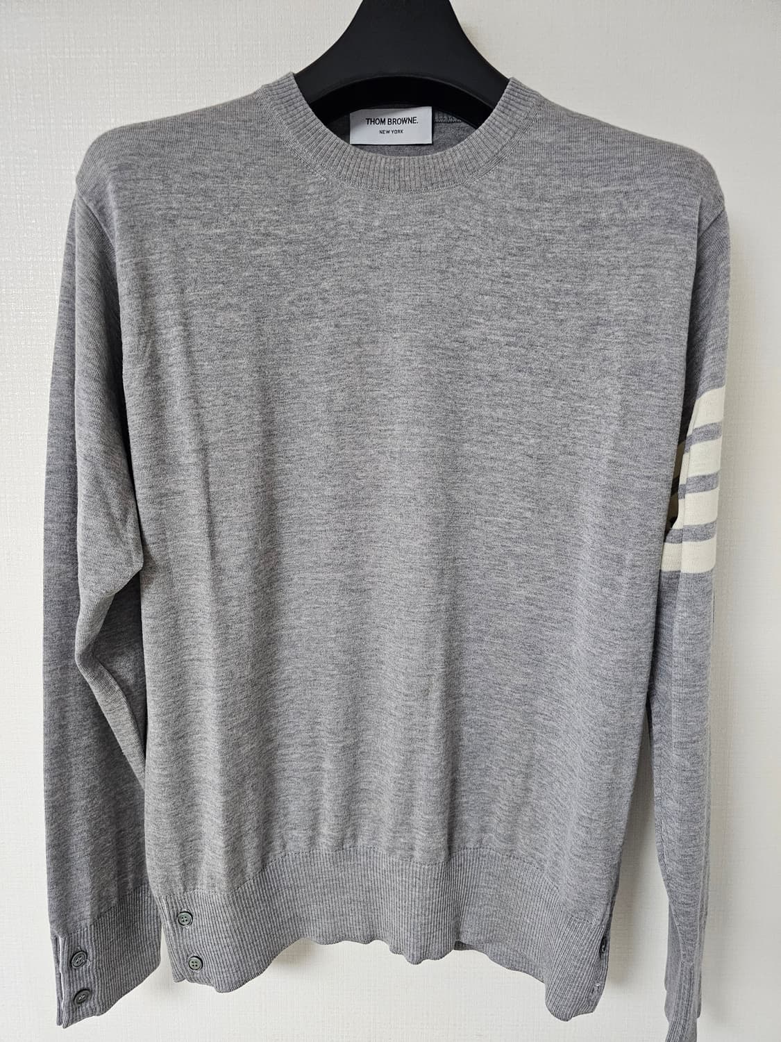 톰브라운 메리노울 4바 니트(3/100/정품/새상품급) 상품이미지1