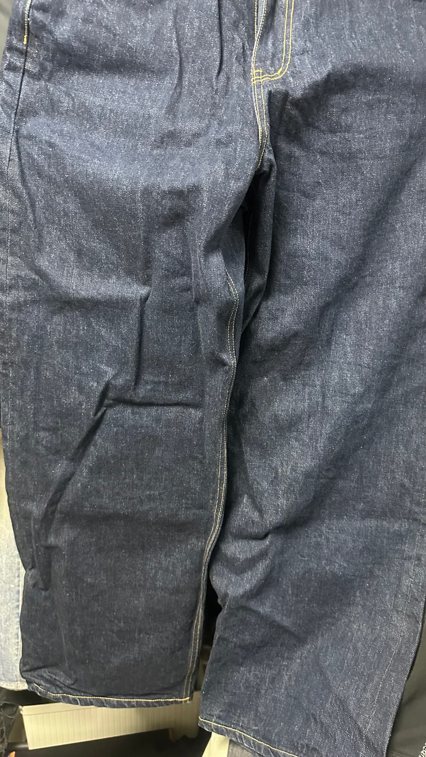 토니웩 와이드 레그 셀비지 데님 진 30 m 상품이미지4