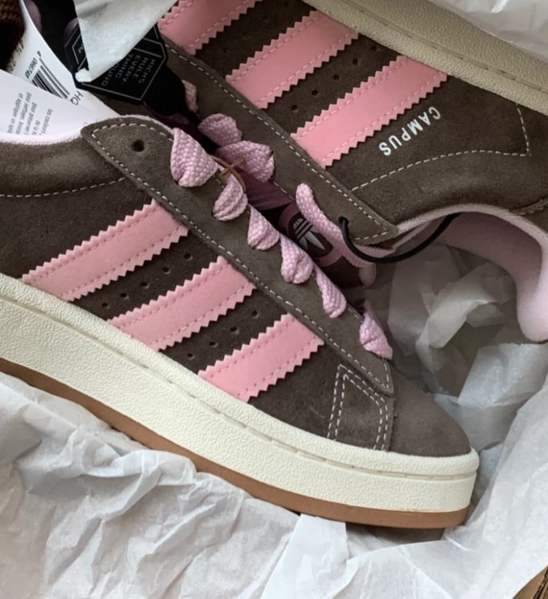 아디다스 캠퍼스 00s 더스트 카고 클리어 핑크 상품이미지1