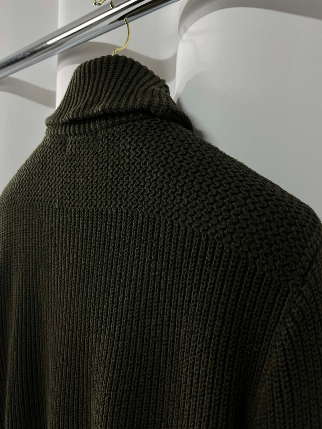 폴로 랄프로렌 올리브드랩 코만도 엘보패치 밀리터리 스웨터 상품이미지6