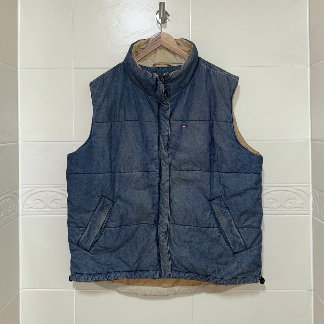90s 타미힐피거 데님 베스트 (L)  상품이미지1