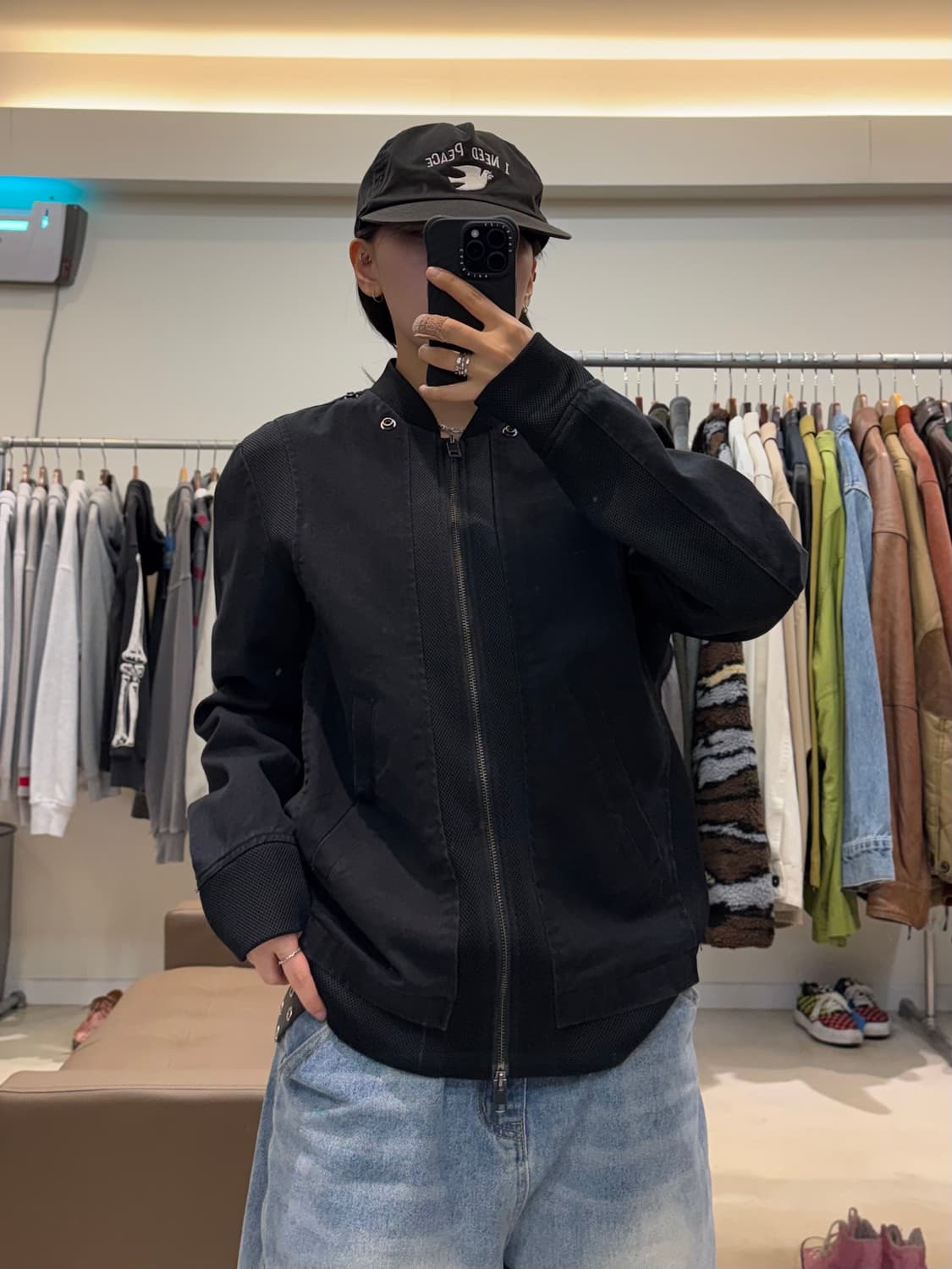 디젤 투웨이 바이커 자켓 상품이미지5