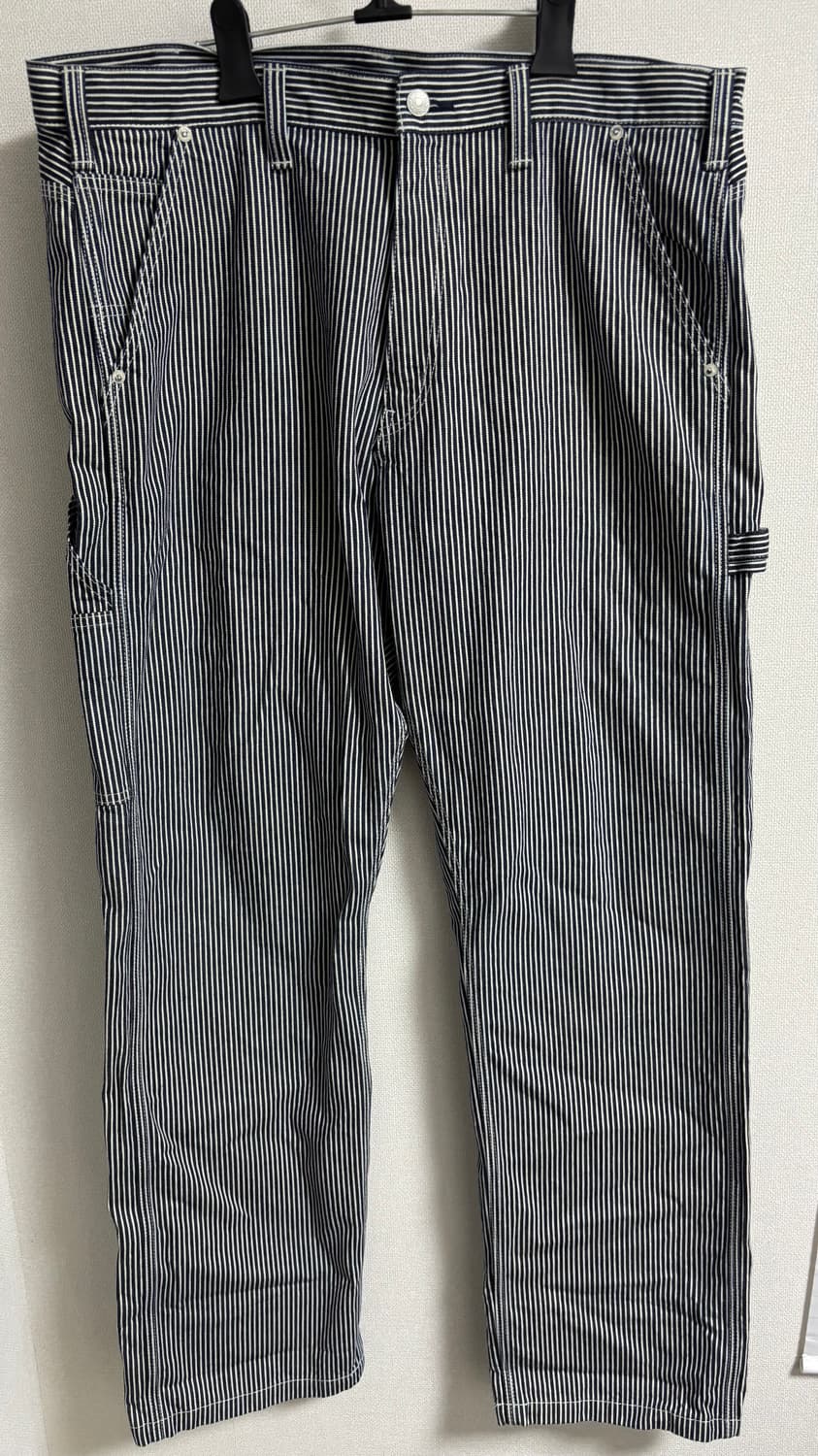 코지마 진즈 KOJIMA GENES 스트라이프 데님 논워시 38 상품이미지1