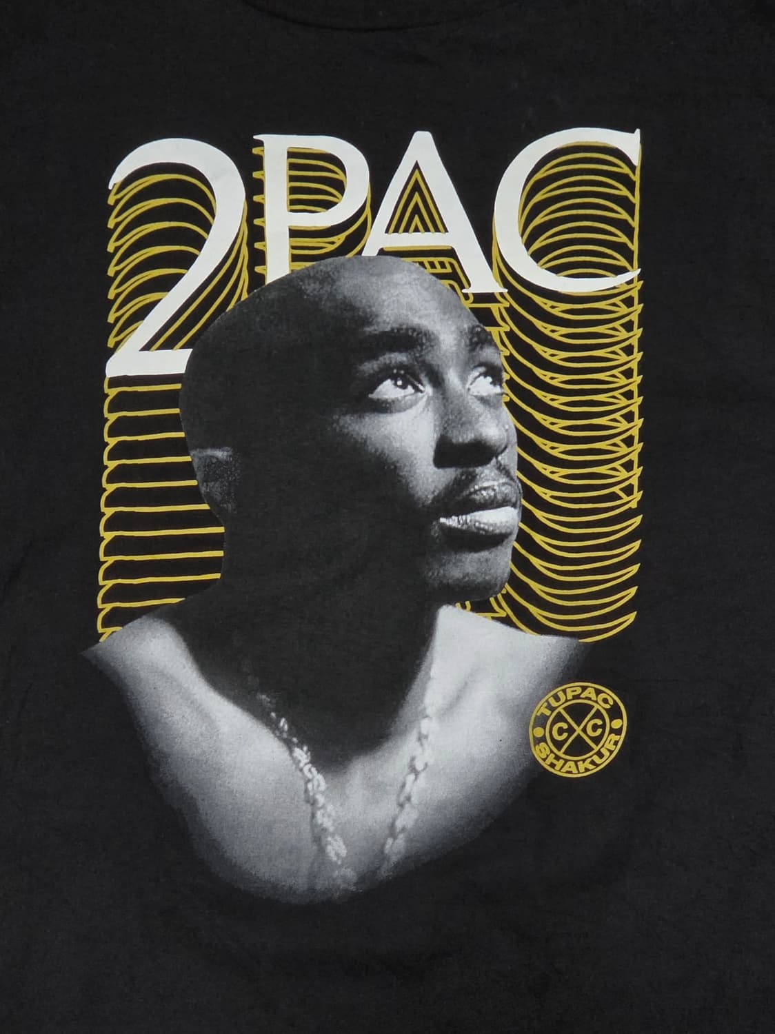 90's Cross Colours 2pac 반팔 L 상품이미지2