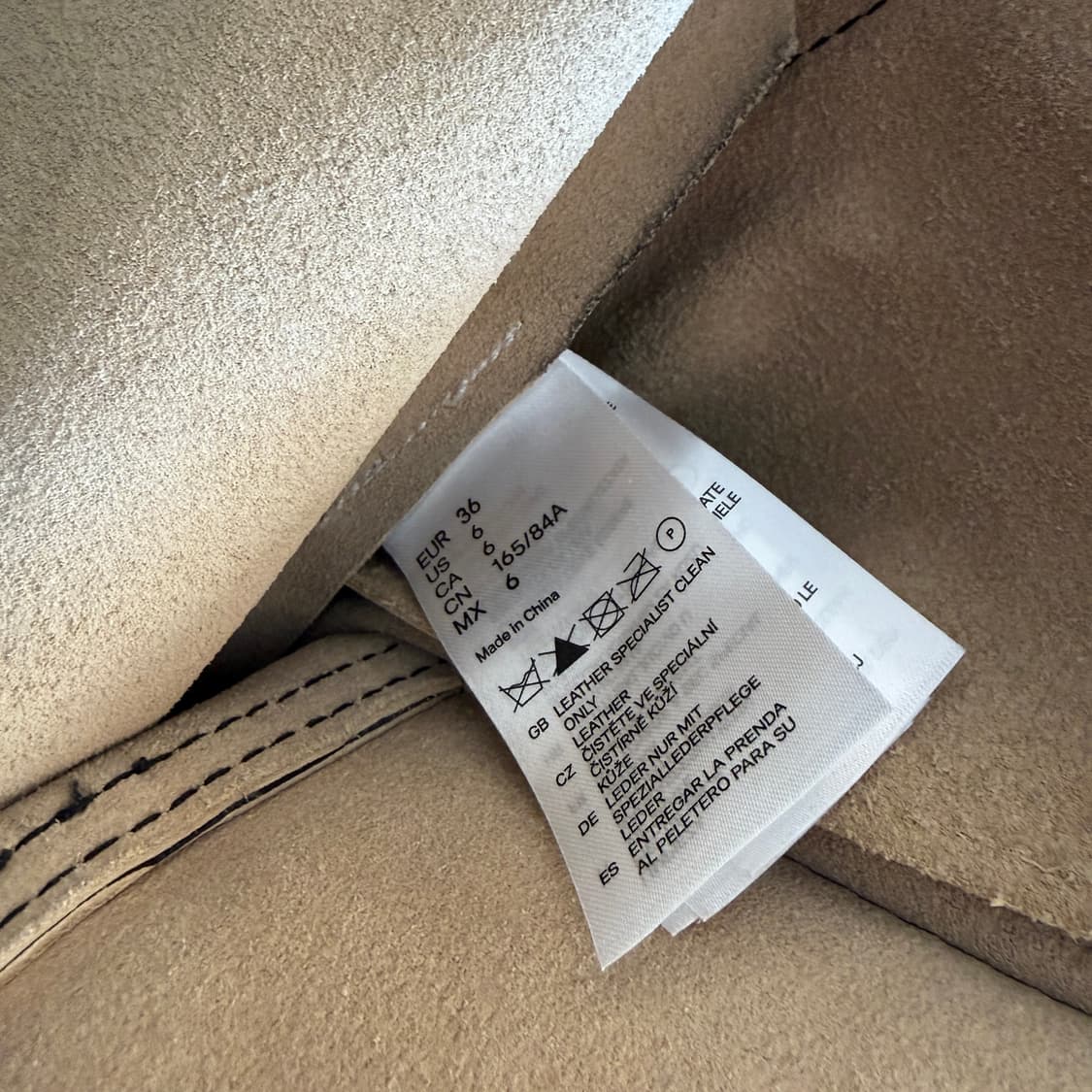 메종 마르지엘라 x H&M 바이커 레더 자켓 상품이미지7