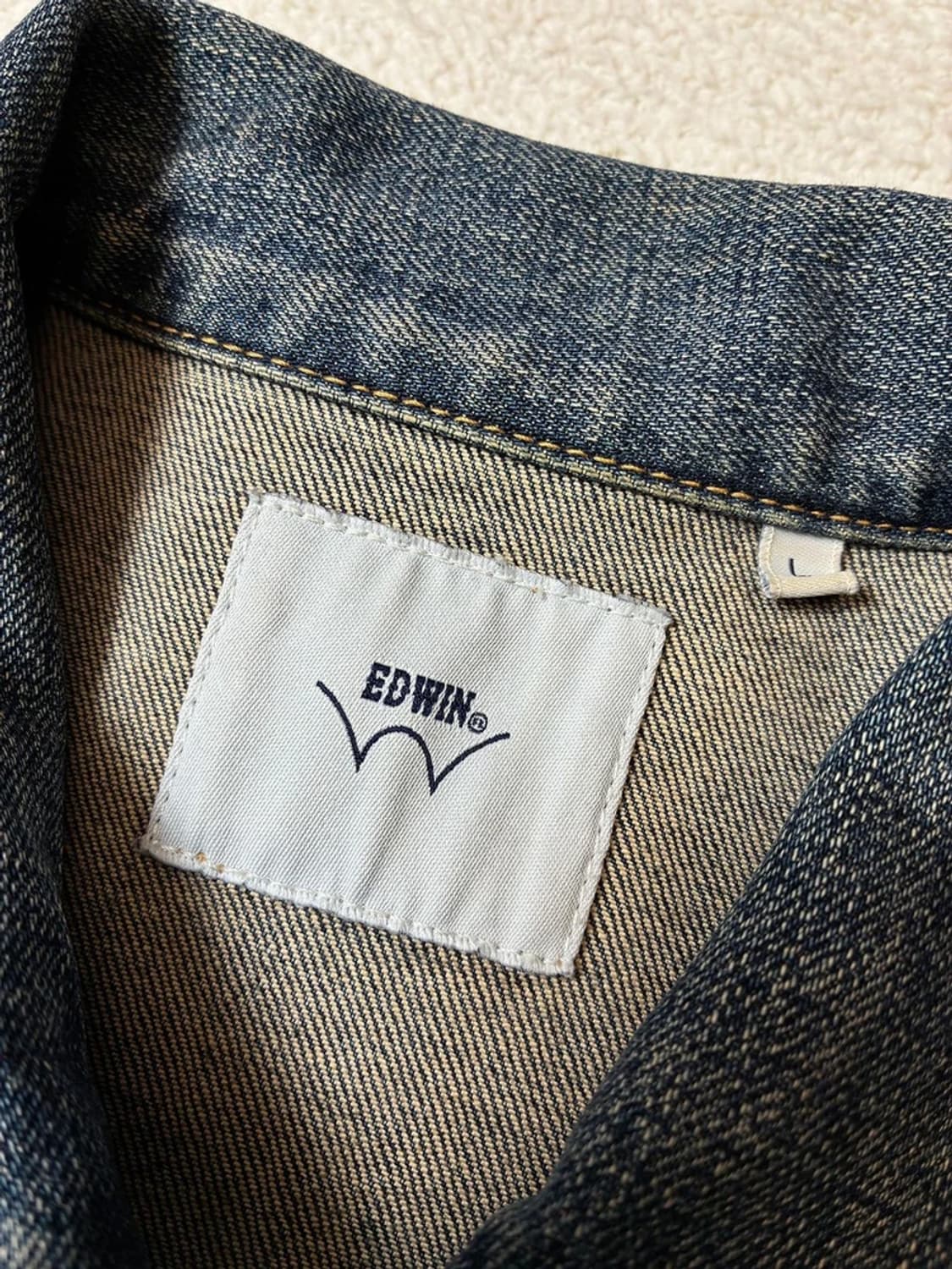 에드윈 00's 오리지널 재패니즈 데님 트러커 자켓 PN7809 상품이미지9