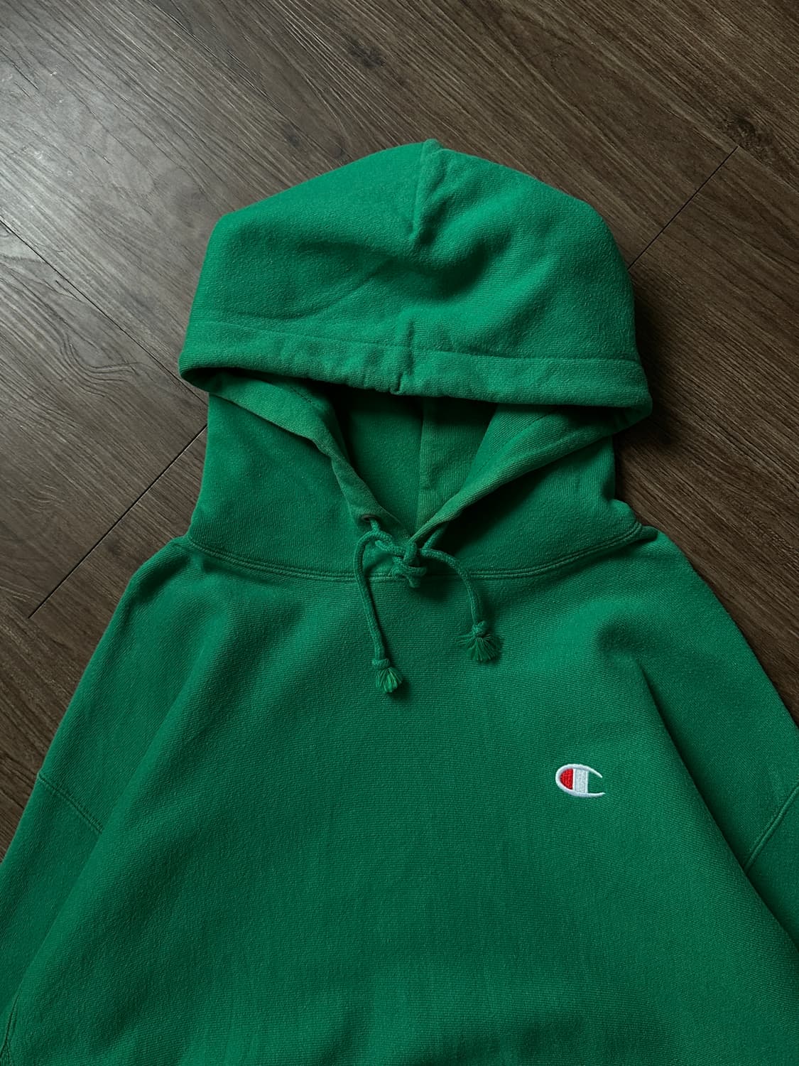 Champion Reverse Weave 정글 그린 오버 후드 상품이미지9