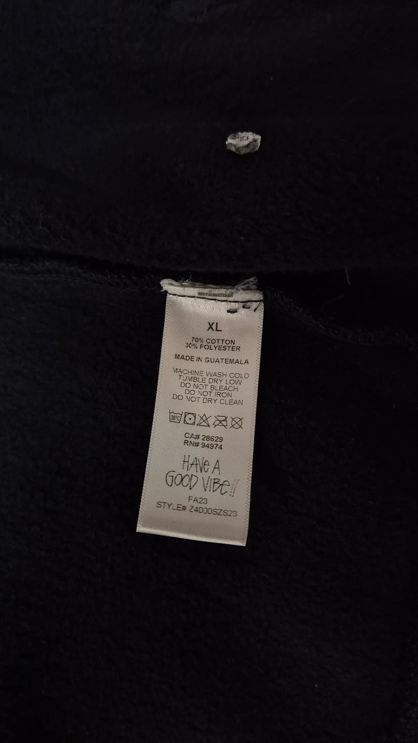 스투시 스콜피온 후드집업 블랙 XL(미착용상품) 상품이미지5