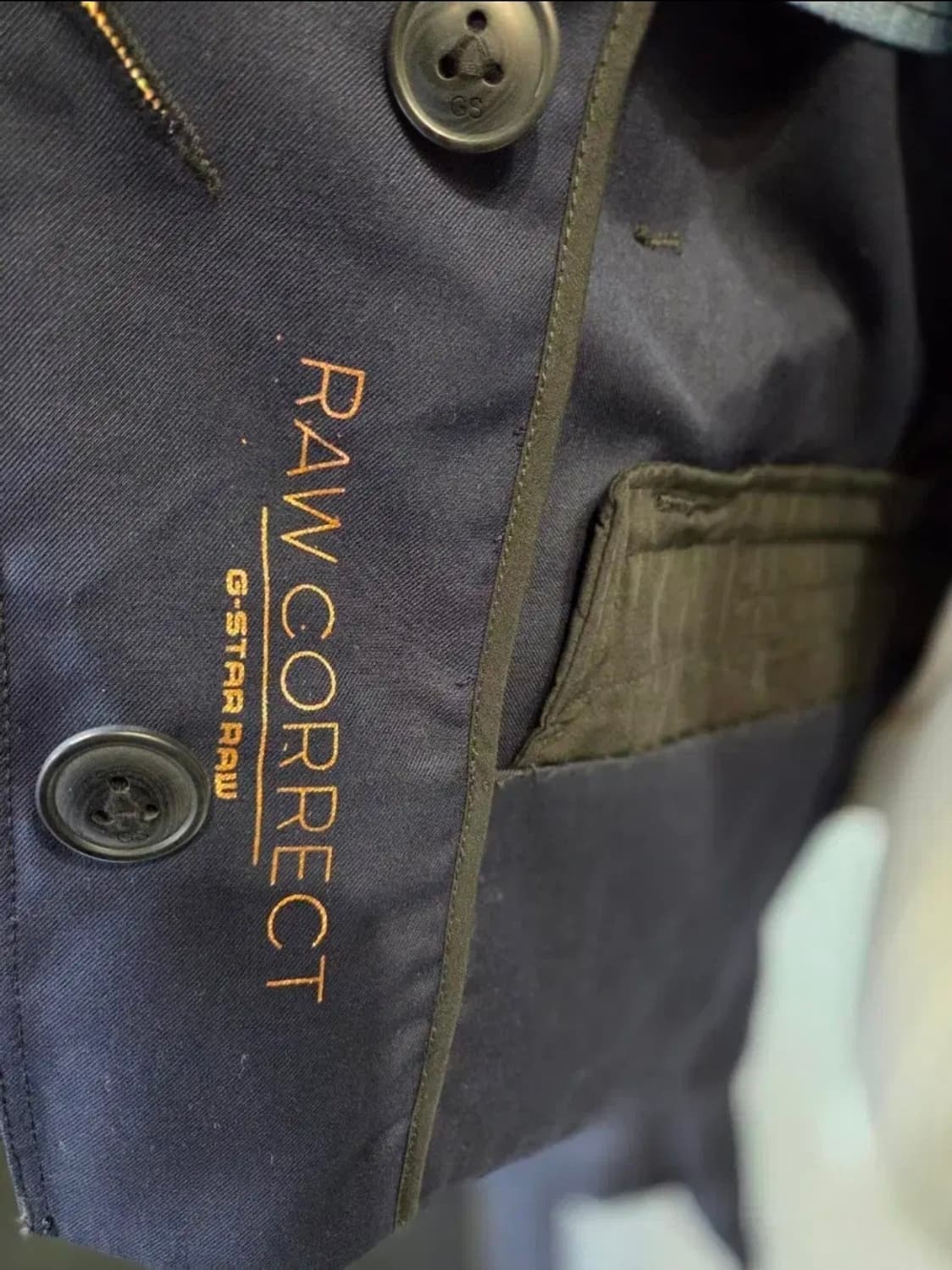 G-Star RAW 네이비 벨트 트렌치 자켓(S) 상품이미지9