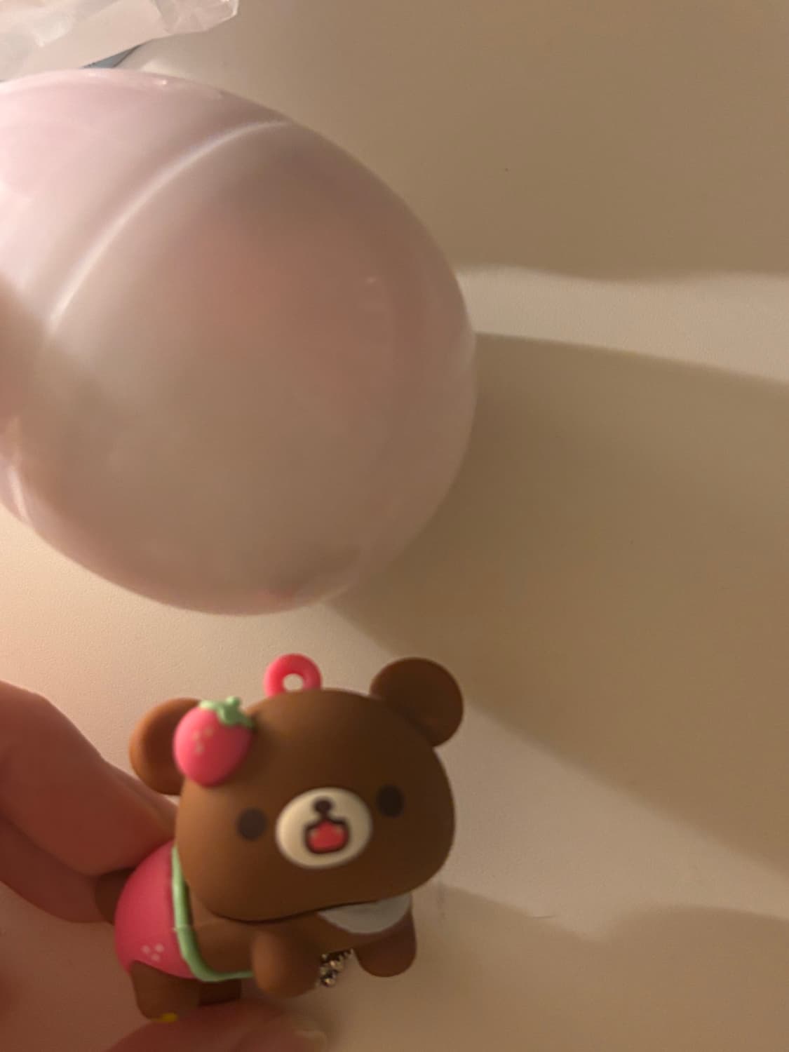 이디야 리락쿠마 네발 차이로이코구마 마그넷 키링 상품이미지3