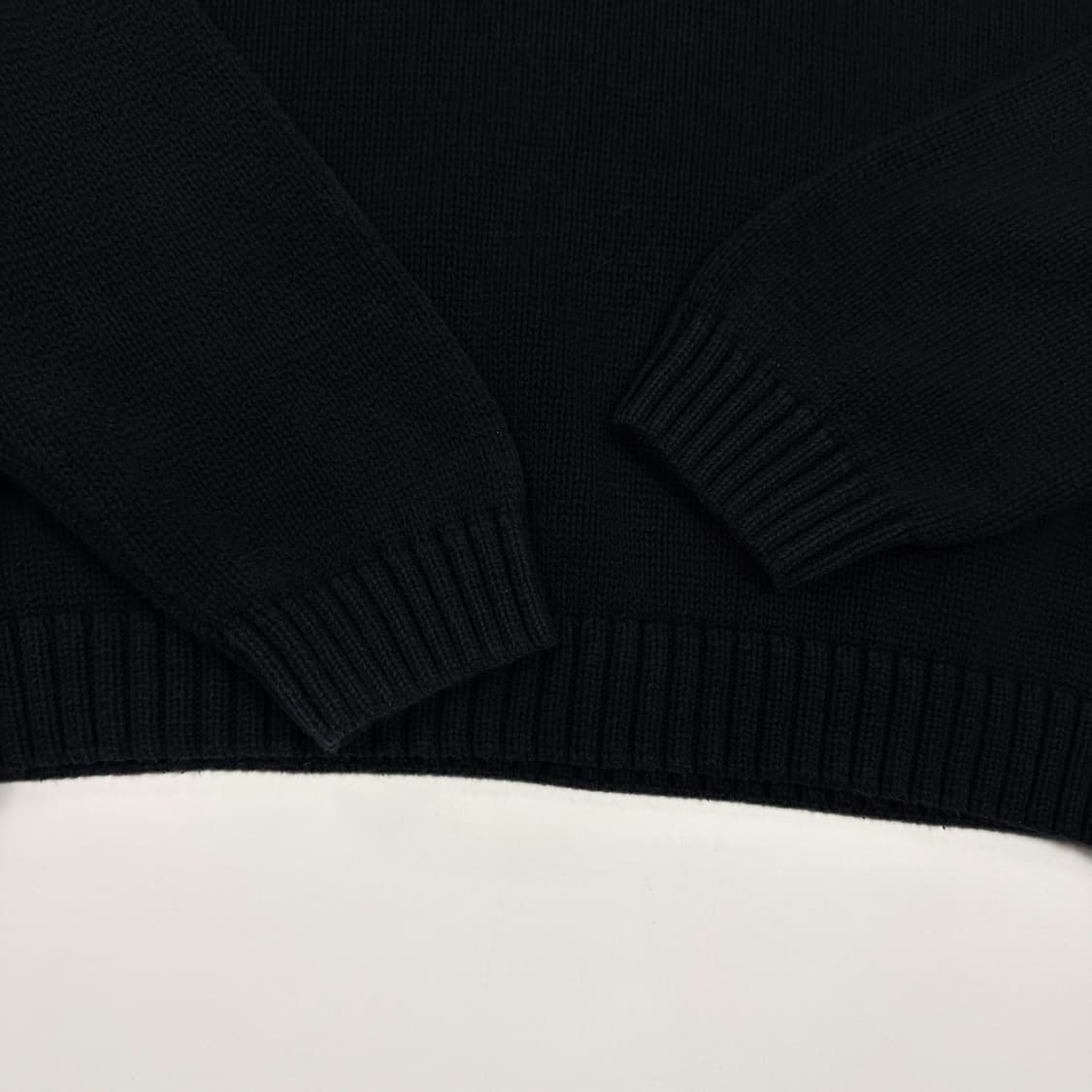 폴로 챕스 케이블 반집업 니트 (M) 상품이미지4