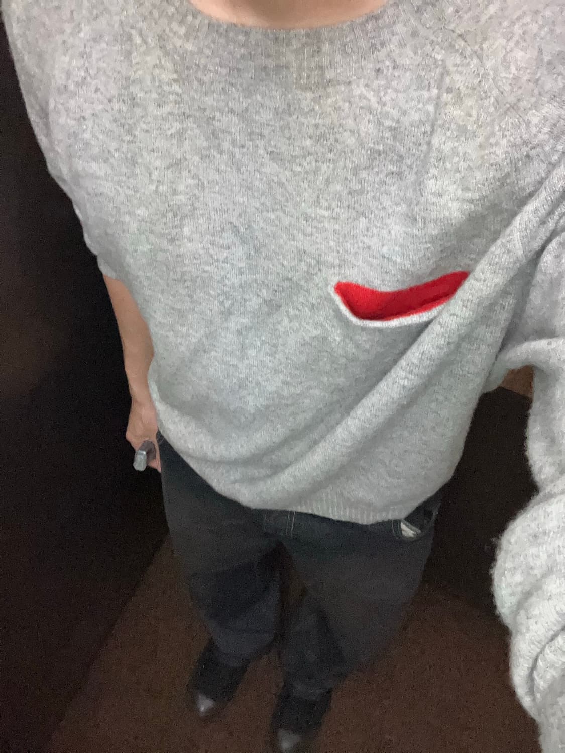 A.ta 포켓 니트 m 상품이미지2