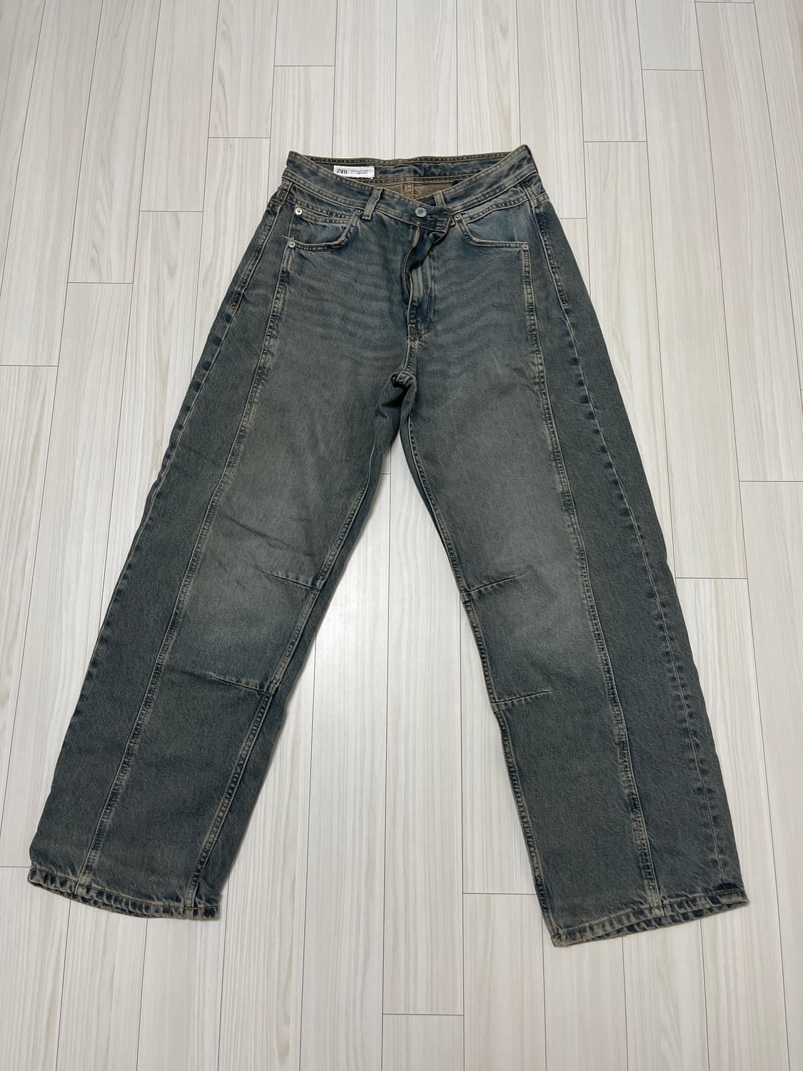 자라 zara 배기 데님 팬츠 38 상품이미지1