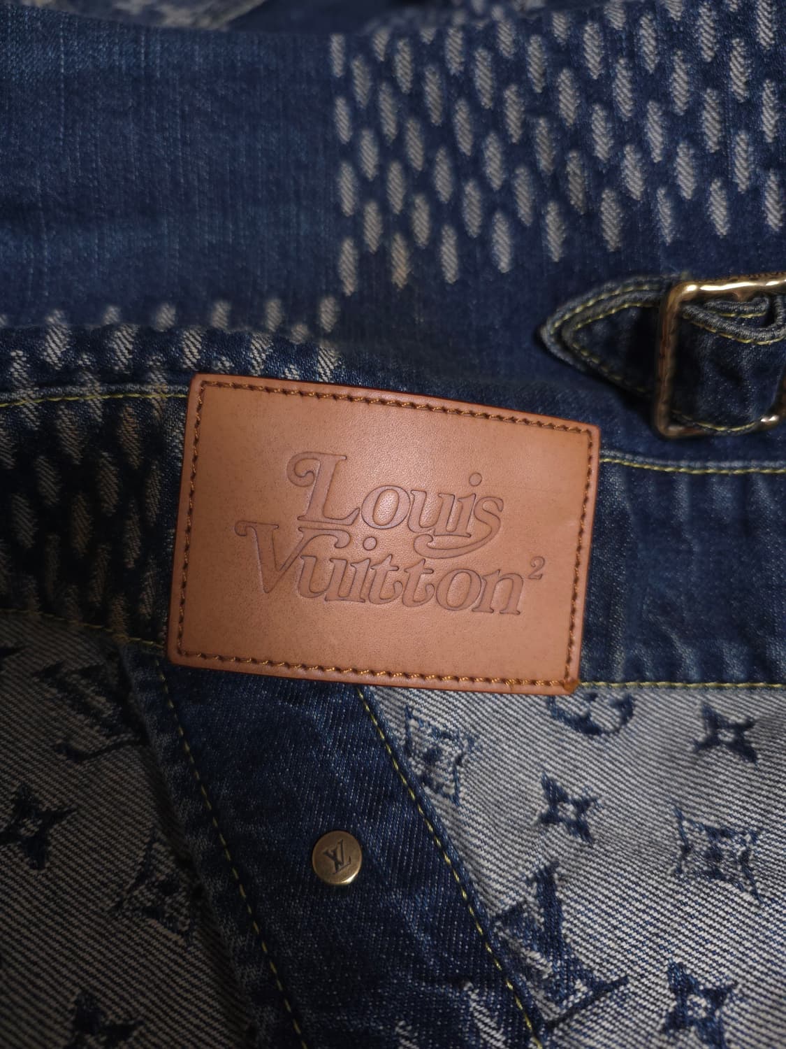 [56] 루이비통 니고 모노그램 연청 데님 트러커 자켓 상품이미지6