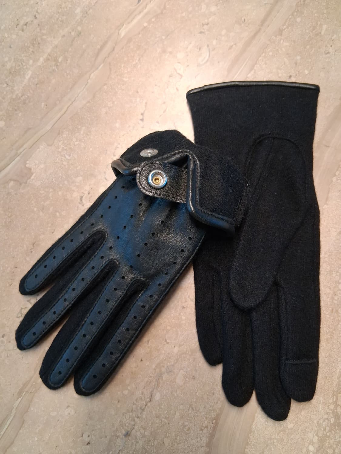 비비안 웨스트우드 아웃핑거 콤비 장갑 블랙 (새상품) 상품이미지7