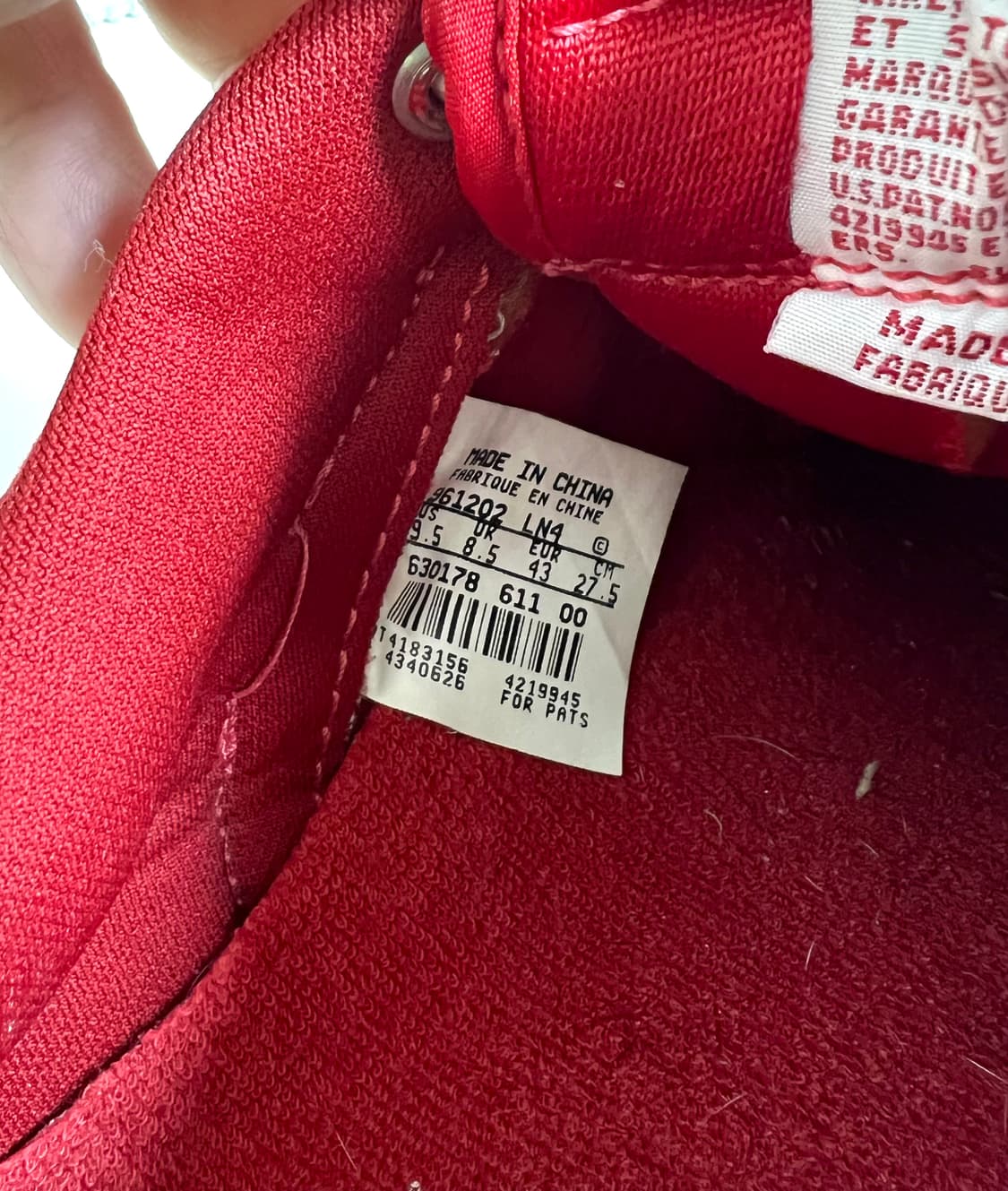 [275] 나이키 에어 포스원 로우 cvs 빨흰 상품이미지7