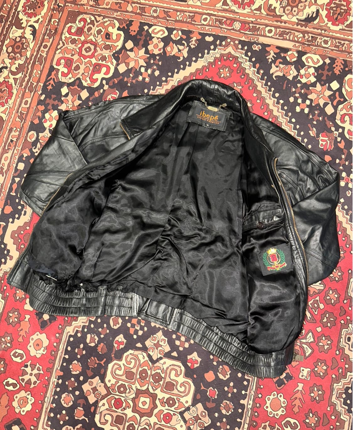 ( XXL ) 가죽자켓 봄버자켓 빅사이즈가죽 빈티지가죽자켓 상품이미지3