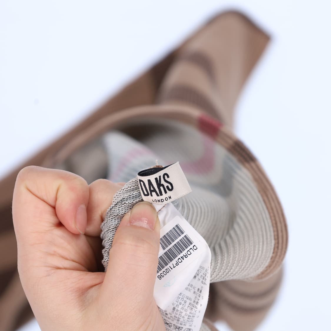 55 닥스 신형 노바체크 플리츠 긴팔티 N7589 상품이미지3