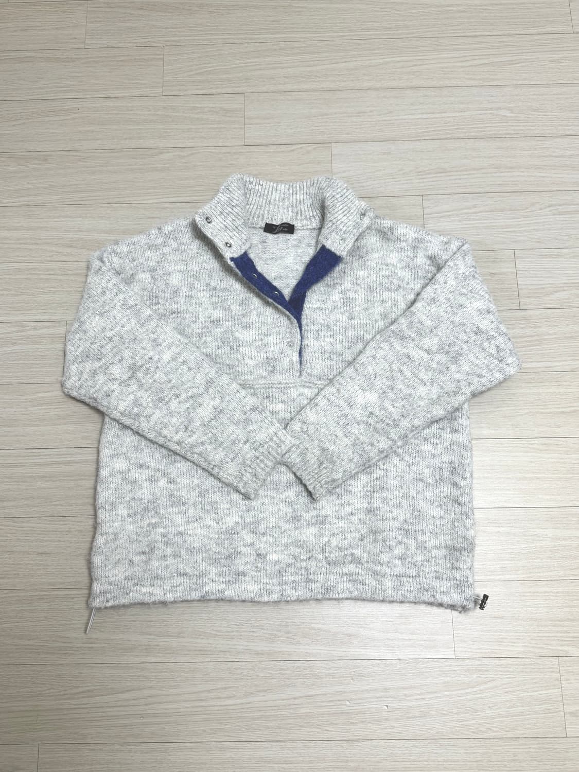 똑딱이 카라 니트 상품이미지2