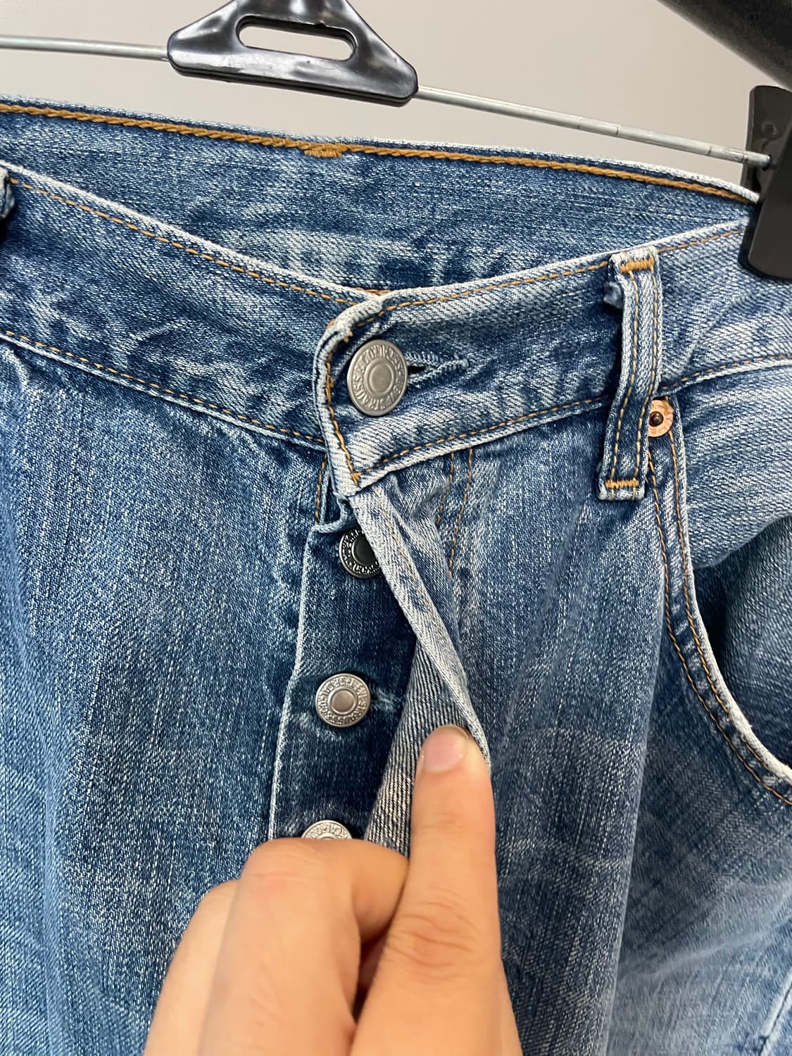 (32~33) Levis501 리바이스501 워싱 데님팬츠 상품이미지6