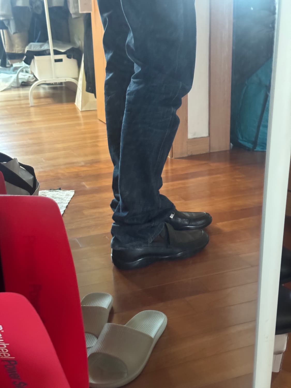 Prada sport upper velcro loafer UK7 상품이미지3