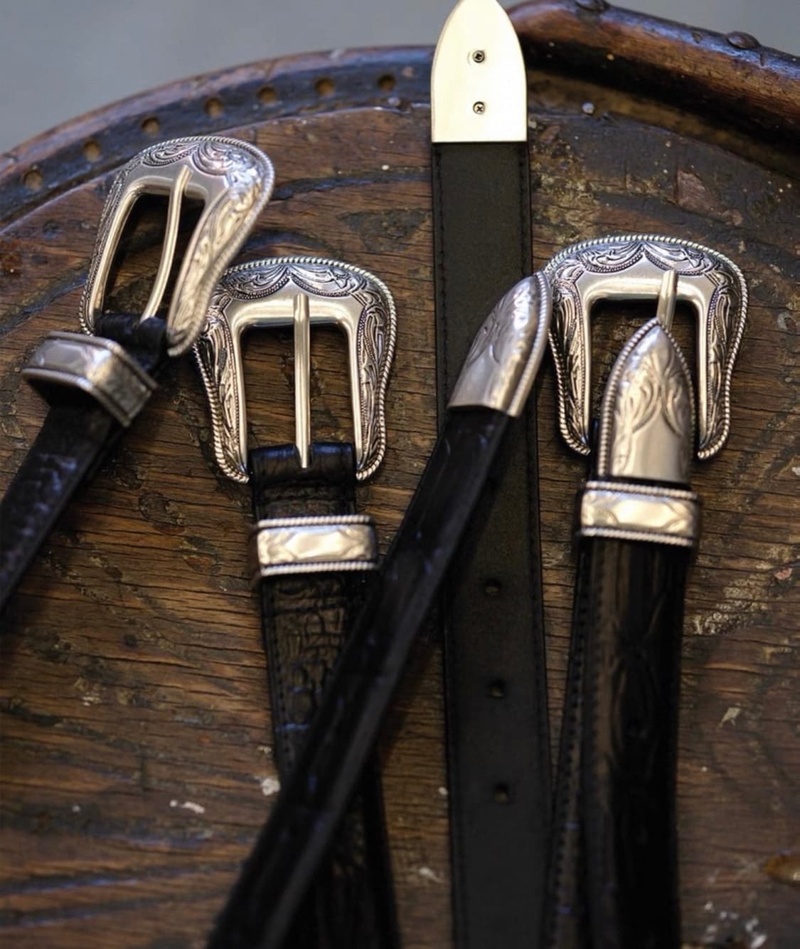 labour union 소가죽 웨스턴벨트 32사이즈 새상품 상품이미지3