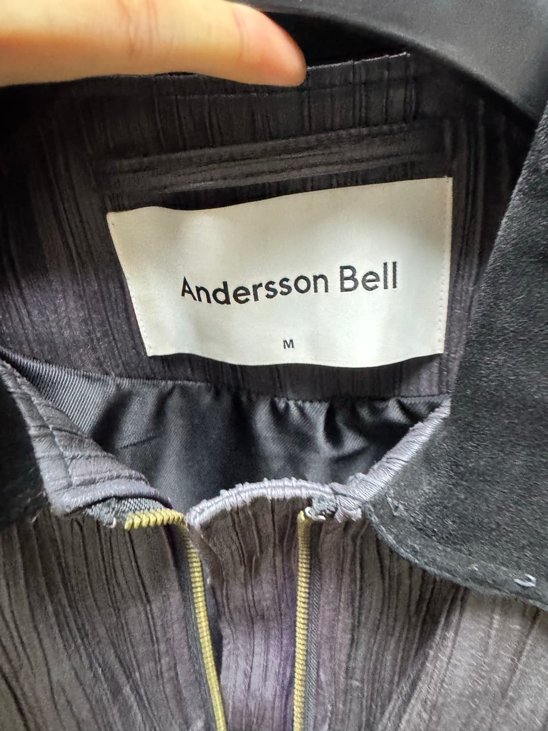 오르테가 봄버 가죽 자켓  상품이미지3