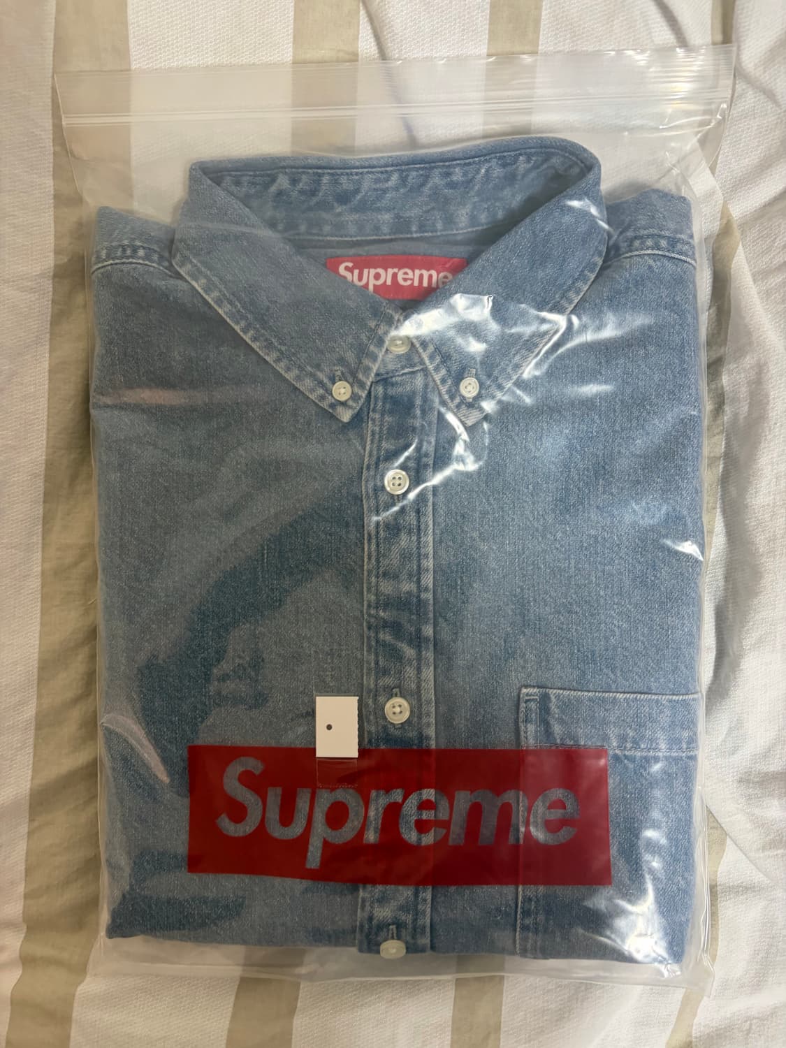 슈프림 25FW 아플리케 데님 셔츠 인디고 [L] 새상품 상품이미지2