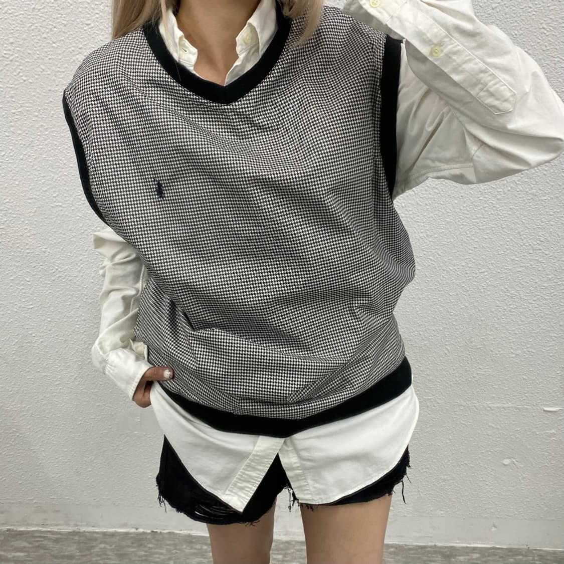 폴로 랄프로렌 블랙포니 제비체크 조끼 L 상품이미지2