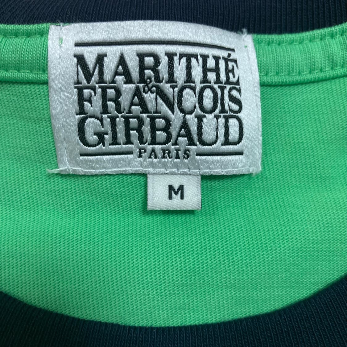 마리떼 프랑소와저버 스펠아웃 센터 로고 믹스 컬러 반팔티 상품이미지3