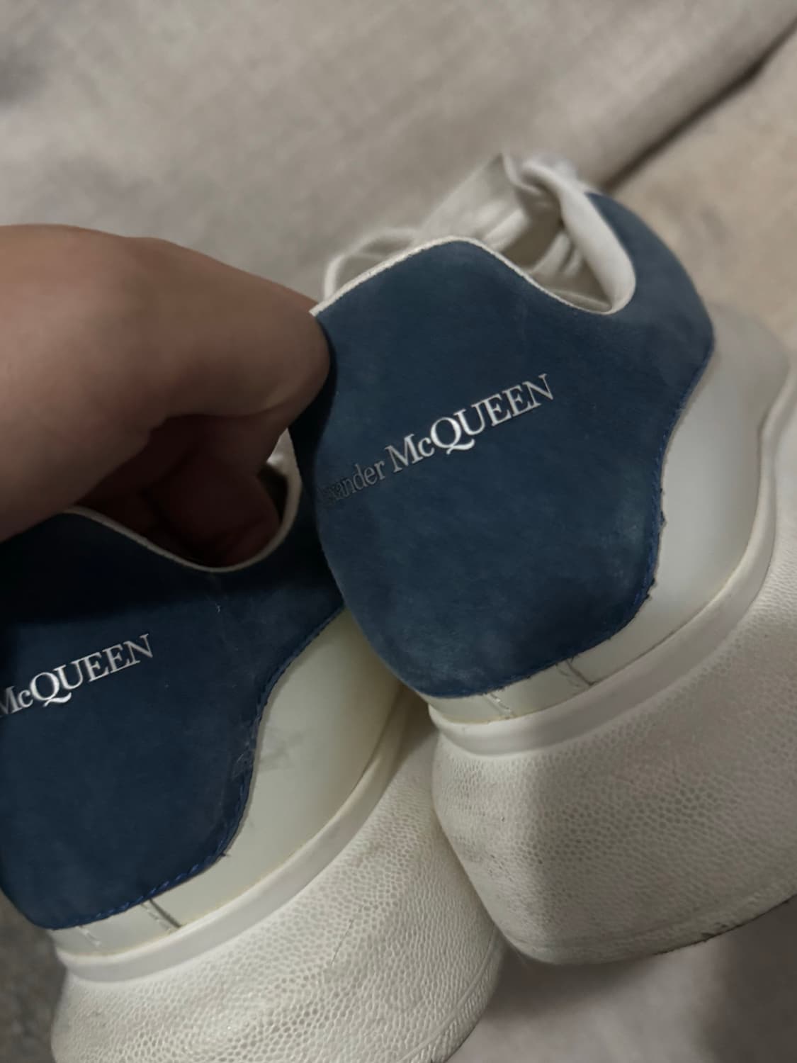 알렉산더맥퀸 오버솔 네이비탭 상품이미지2