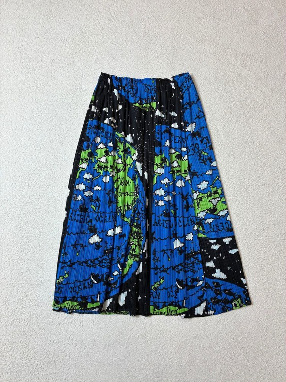 플리츠플리즈 이세이미야케 12FW 플리스 롱 스커트 PN6889 상품이미지1