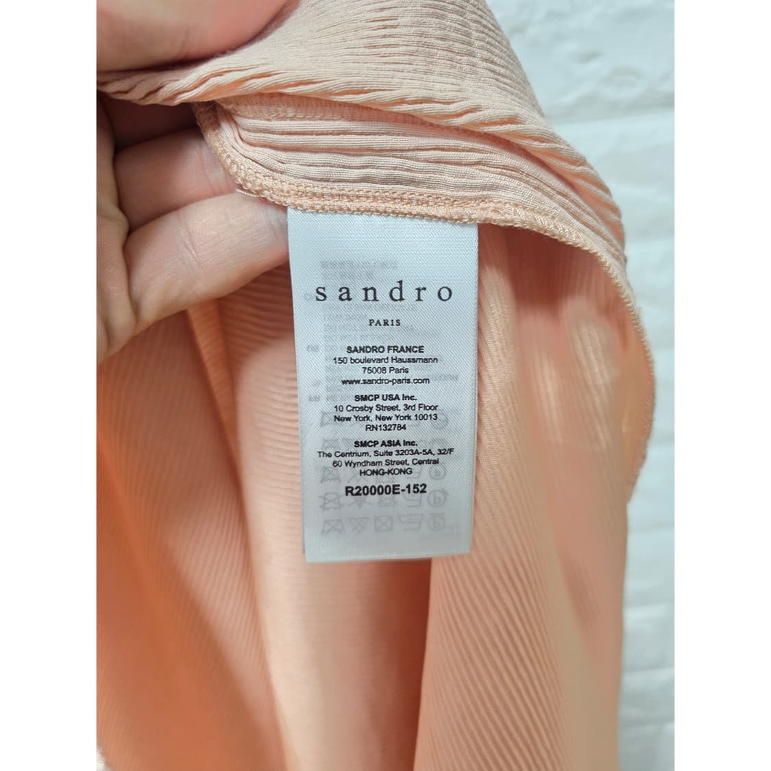 산드로 Sandro 핑크 레이스 원피스 S 상품이미지3