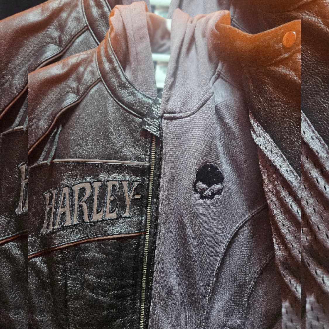 Harley-Davidson 여성용 레더 자켓 (정품) / S 상품이미지4