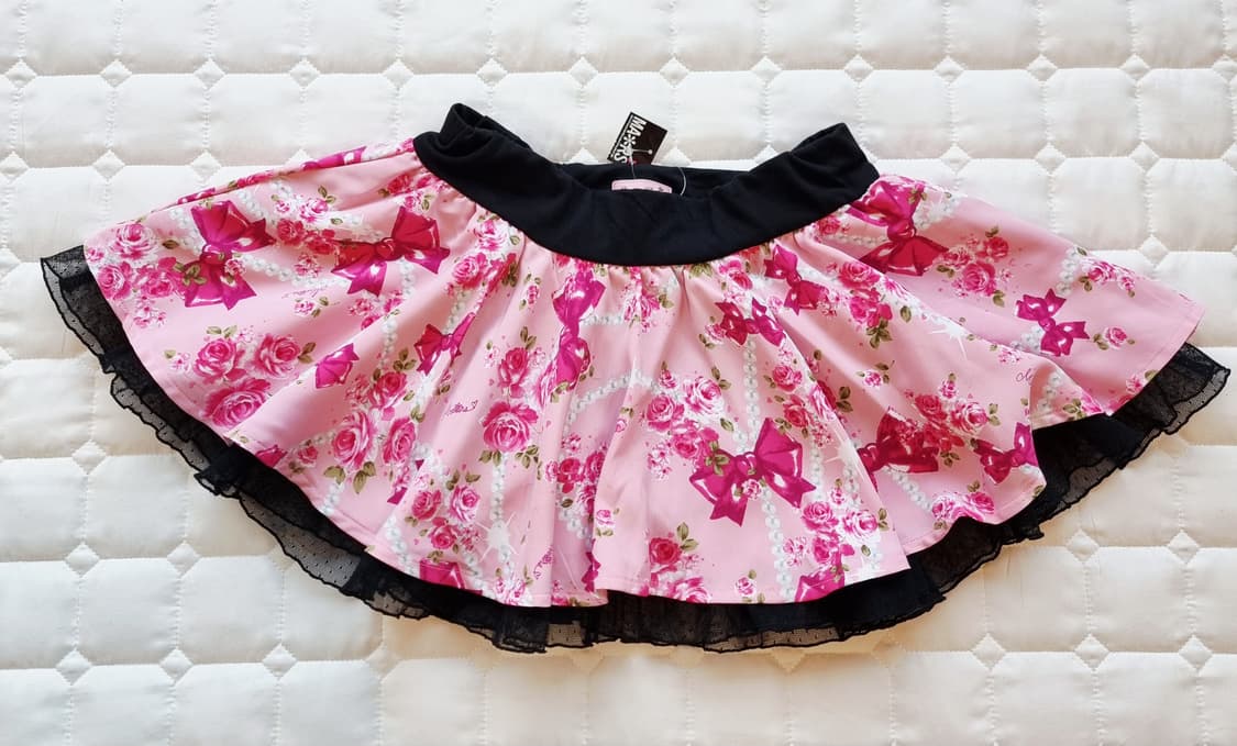 마즈  슈가글로스  로즈 리본 스커트 상품이미지1