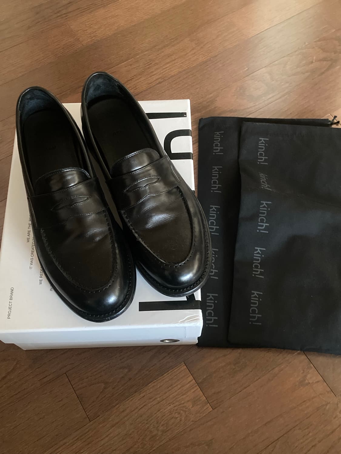 (270) 킨치 로퍼 c07 블랙 상품이미지1