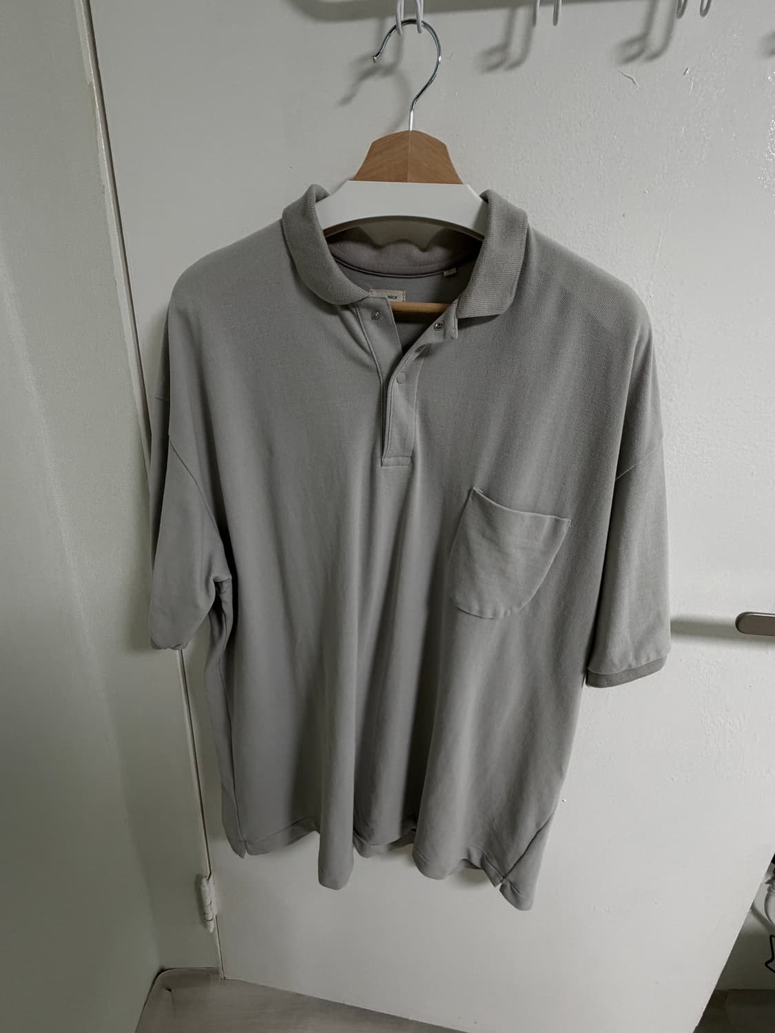 나나미카 25ss 폴로셔츠 그레이 상품이미지1
