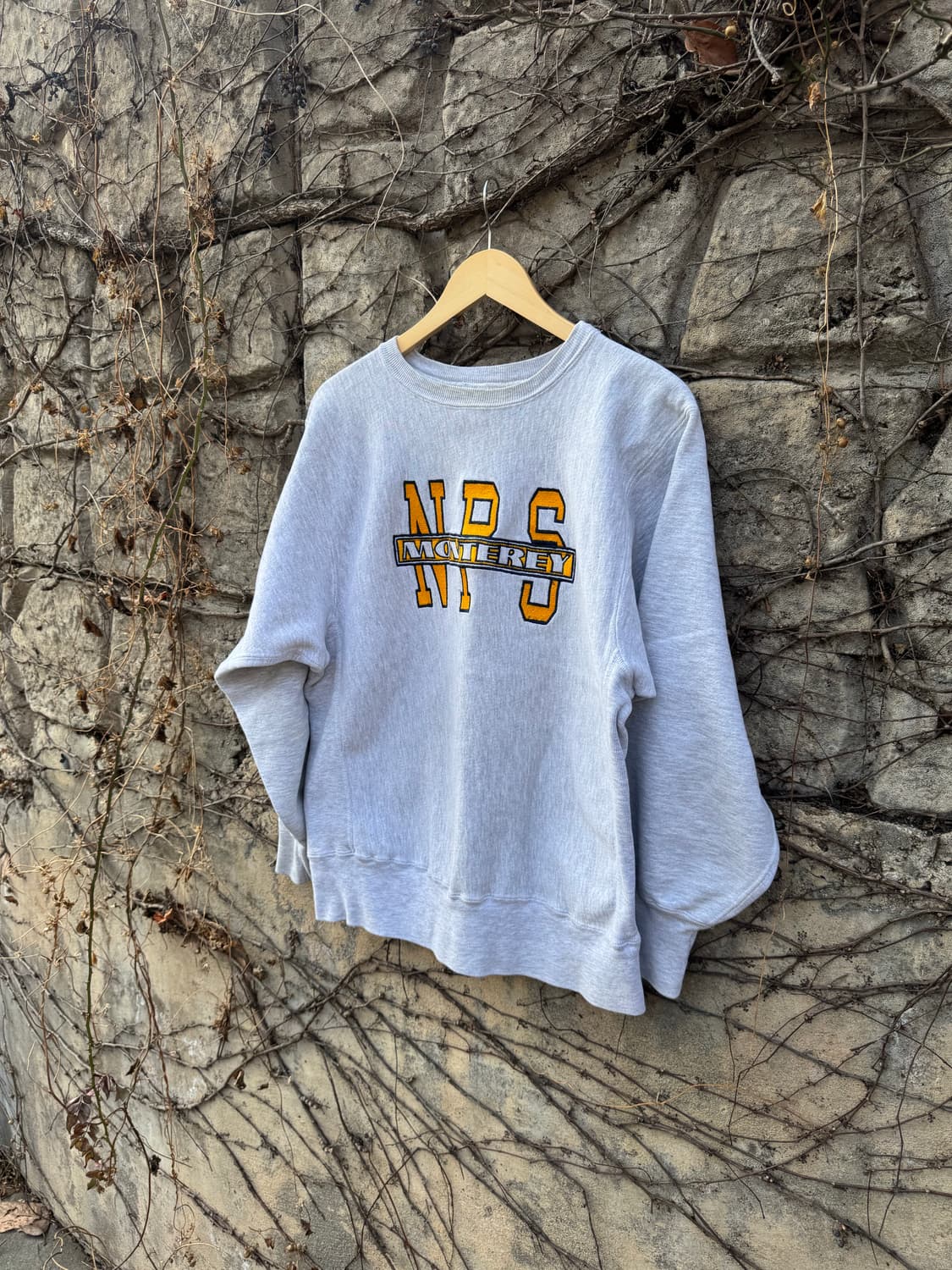 80s 챔피온 usa 빈티지 npa 자수 리버스위브 스웻 셔츠 맨투맨 상품이미지3