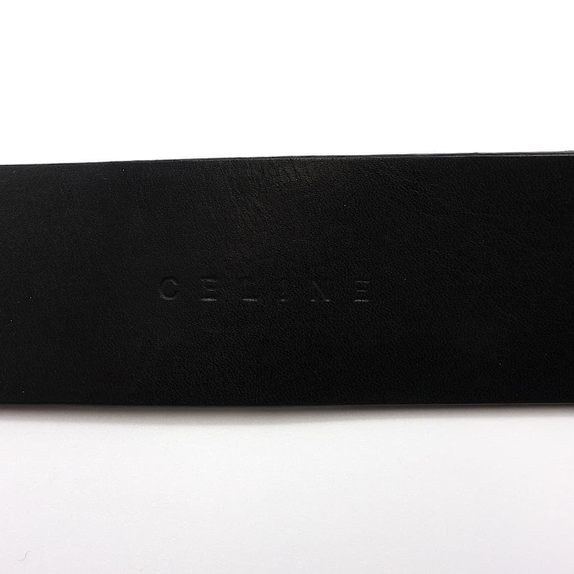 CELINE 올드 셀린 아카이브 아티잔 레더 후크 벨트 상품이미지8