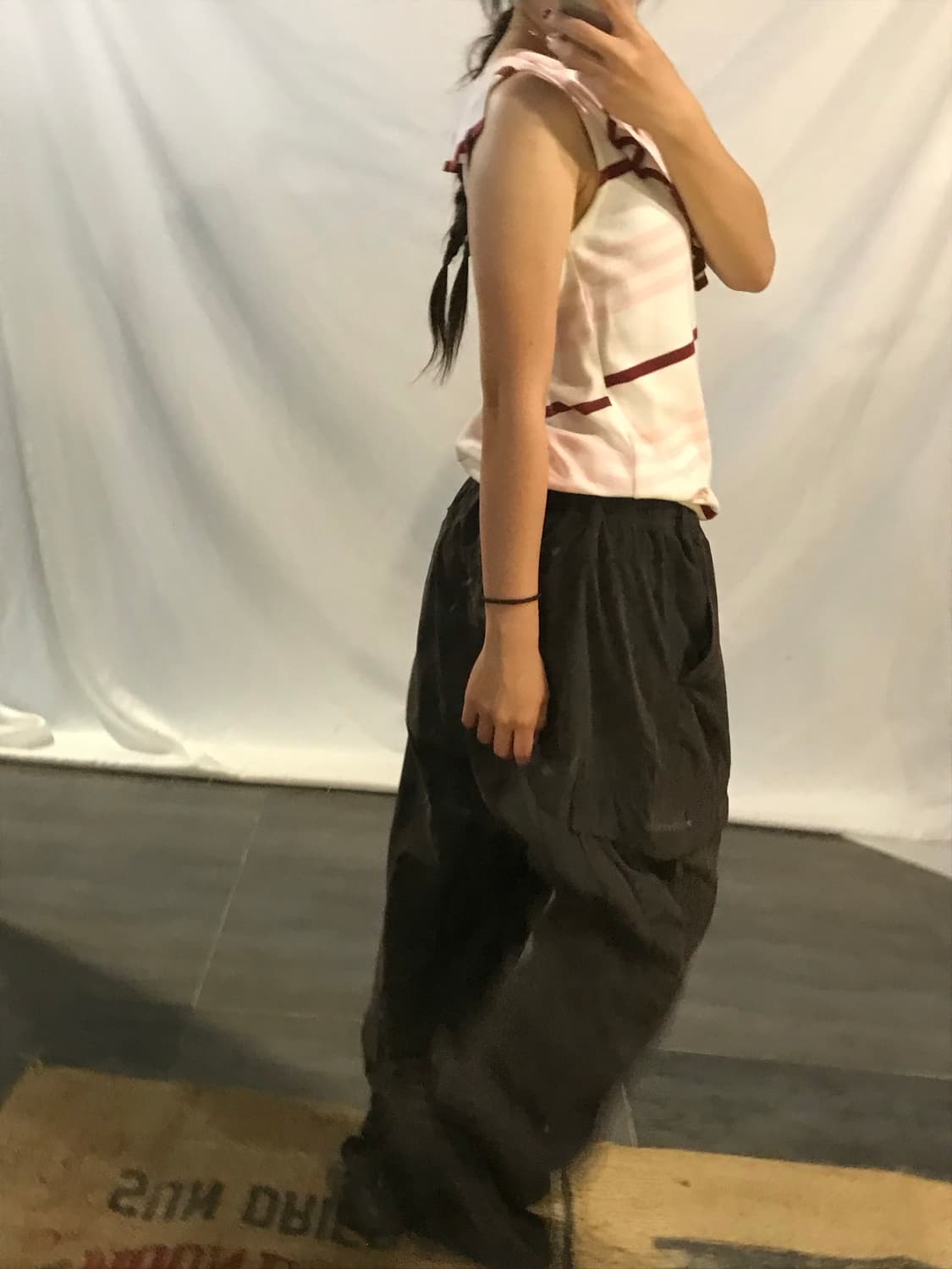 Burberry frill neck stripe sleeveless 상품이미지9