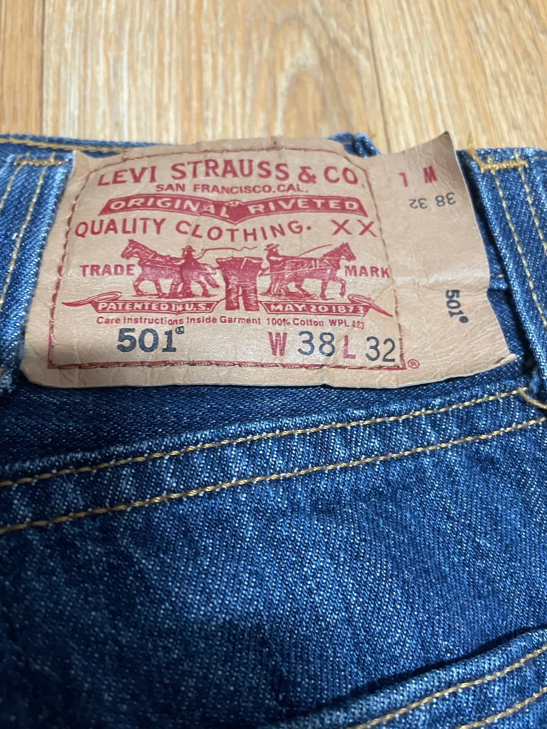 리바이스 501 청바지입니다 상품이미지4