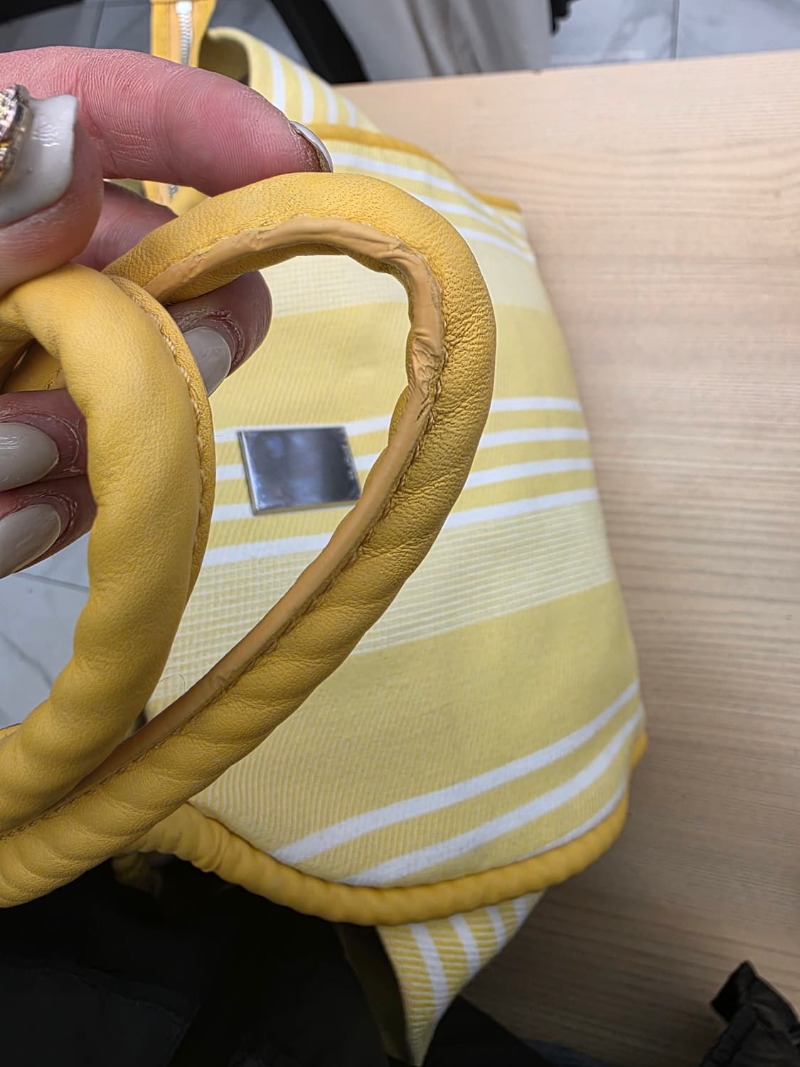 쿠론 COURONNE 스트라이프 숄더백 상품이미지5