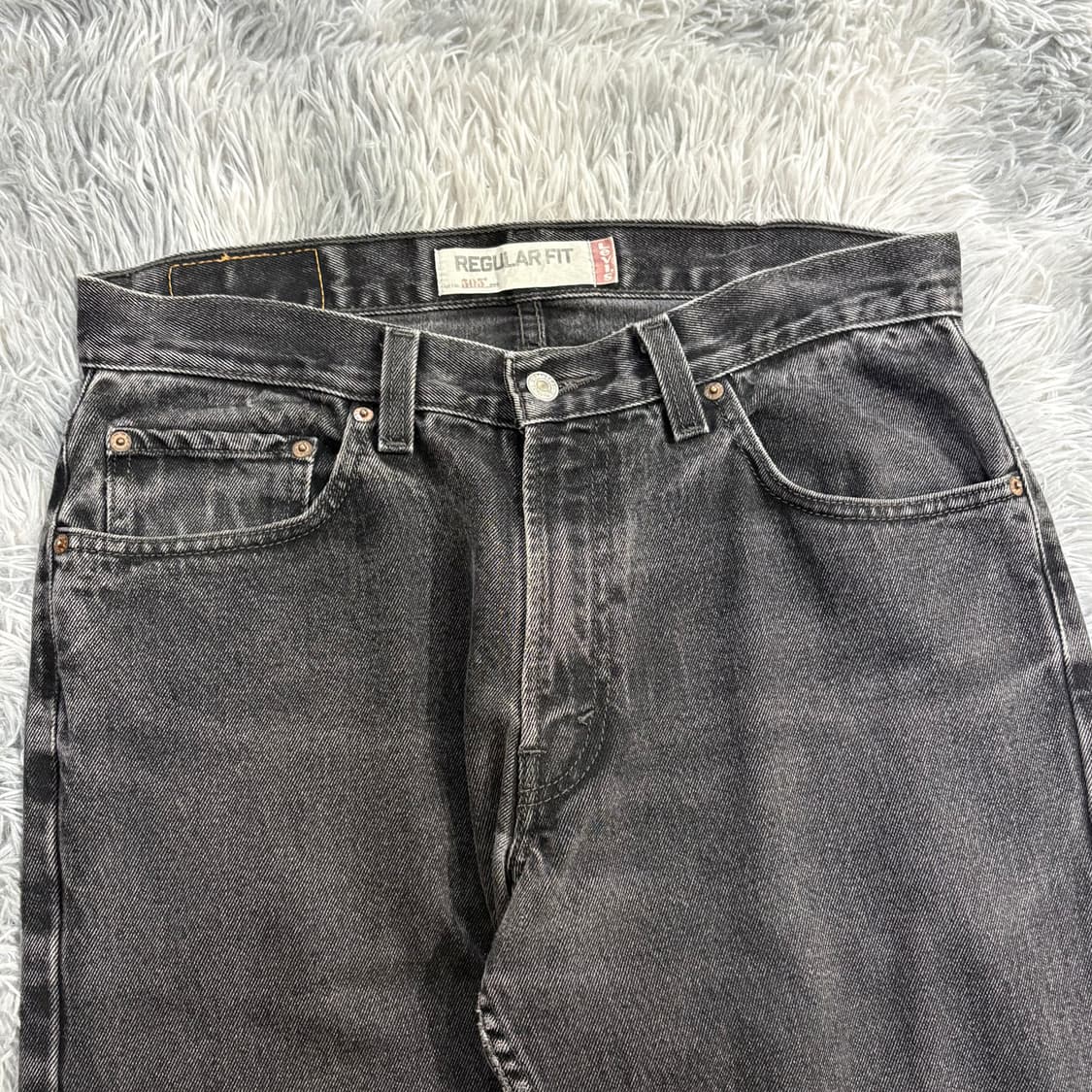 Levi’s 리바이스 505 흑청 데님팬츠 상품이미지3
