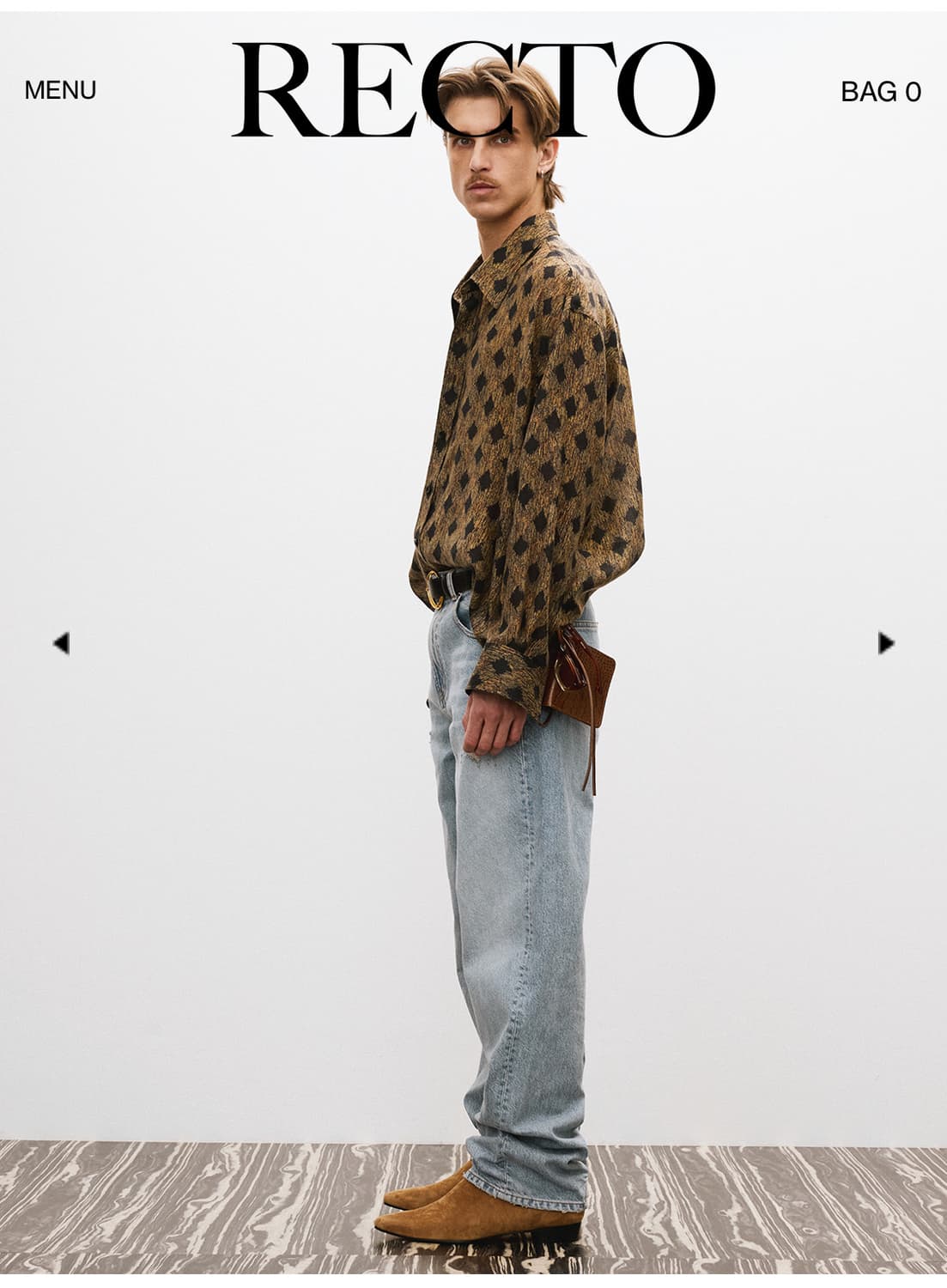 렉토 RECTO DESTROYED DENIM PANTS (LIGHT BL 상품이미지2