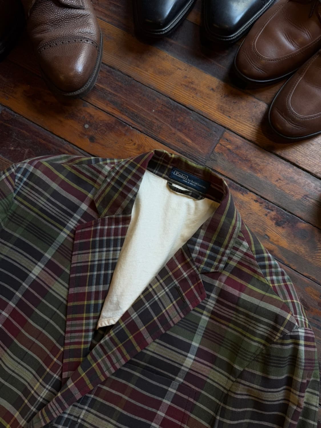 폴로 랄프로렌 마드라스 체크 자켓 100~103 상품이미지2