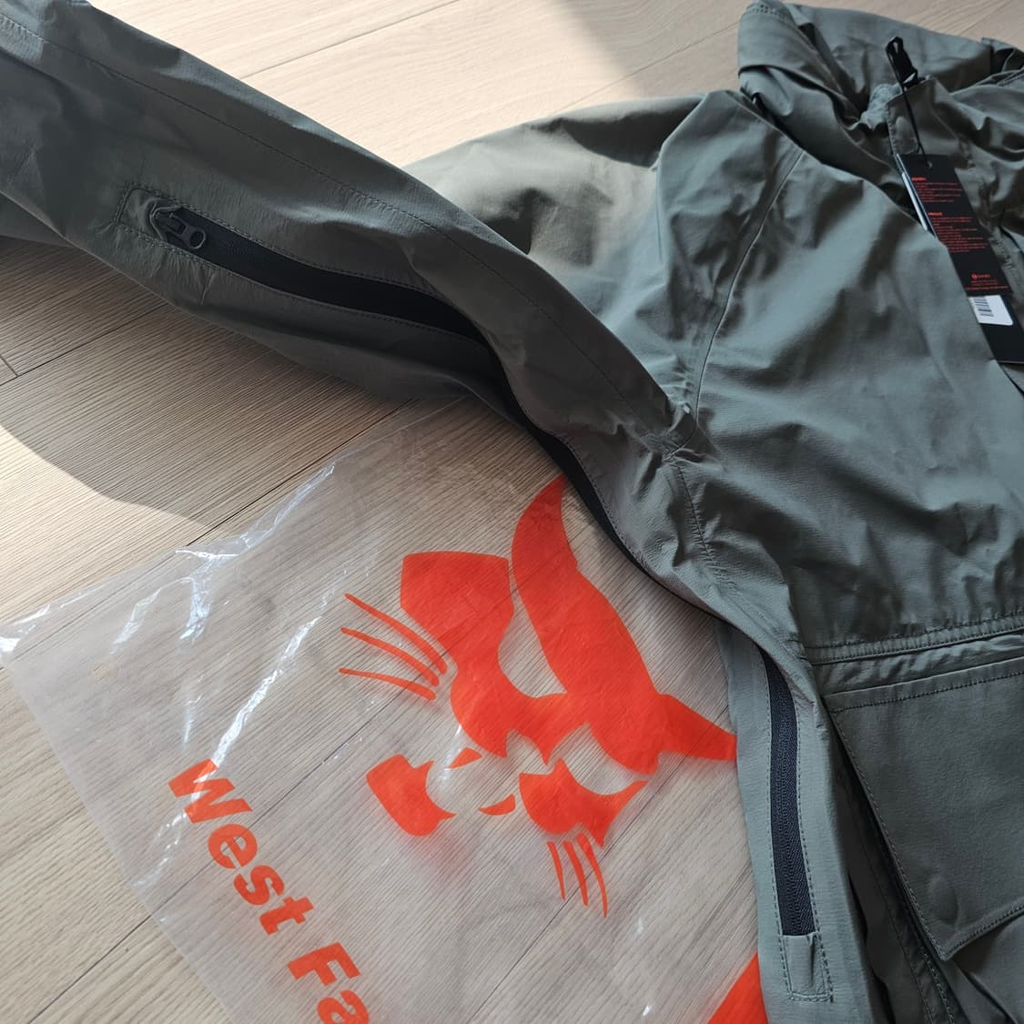 XXL 110 새제품) 밥캣 레이어 자켓 바람막이 심실링 방수 방풍 등산 상품이미지7