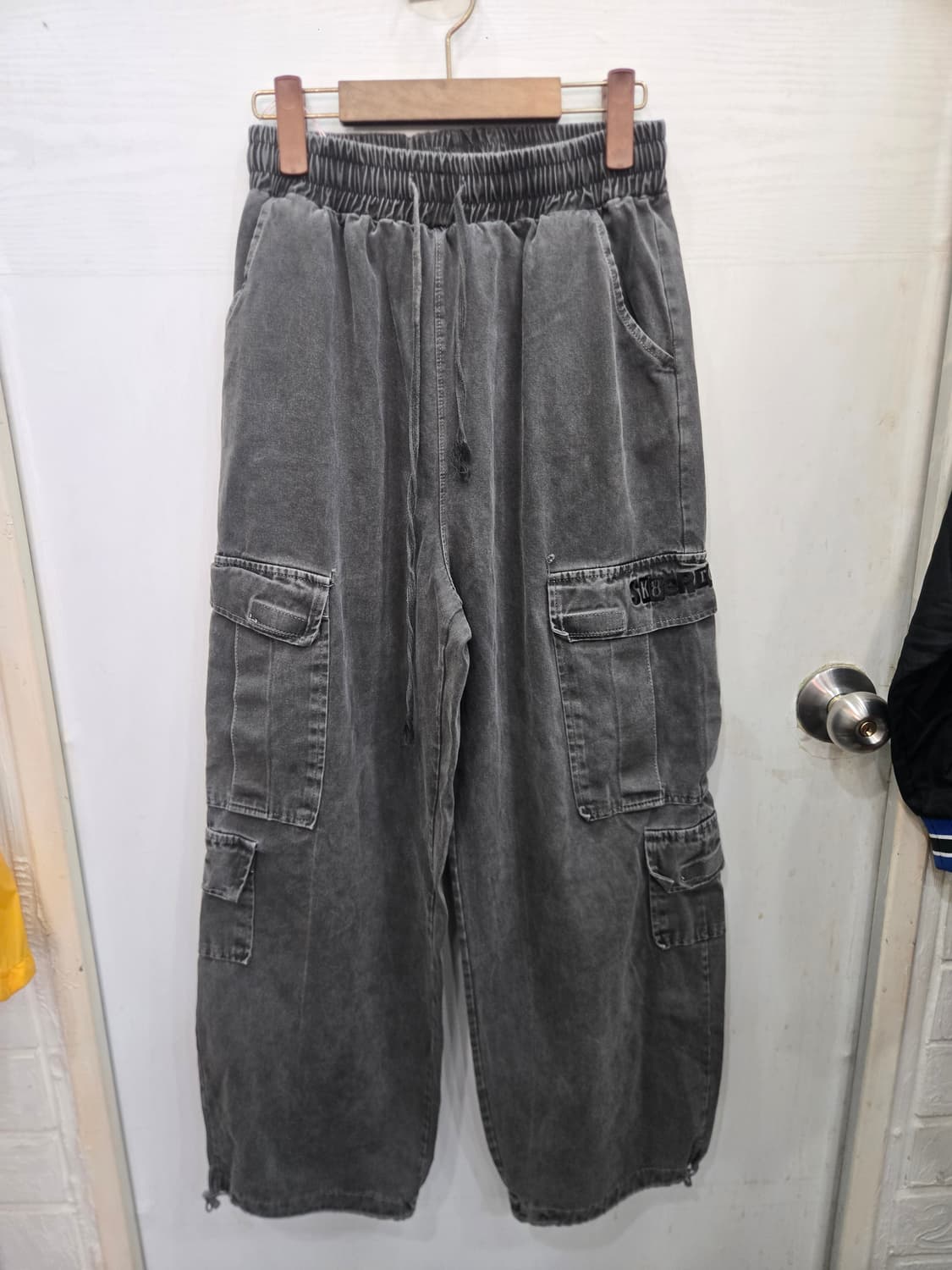 FREE사이즈)) 스케이터락 카고팬츠! 허리고무줄! 짱짱짱 예뻐요~ 상품이미지1