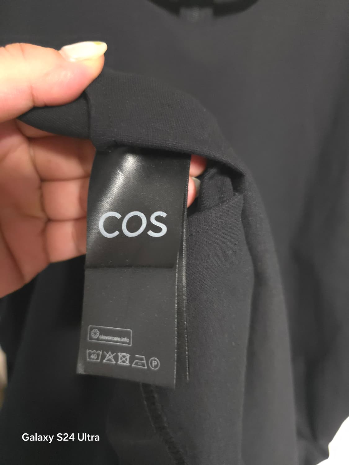 Cos 코스 블랙 언발 셔링 원피스 L ✨️정품✨️
 상품이미지7